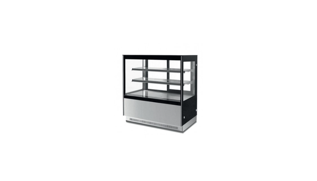 Vitrine refrigerada pastelaria quadrada GN-1200RF2