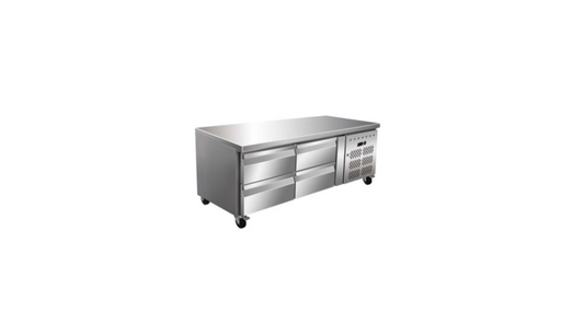 Mesa baixa refrigerada 2+2 gavetas