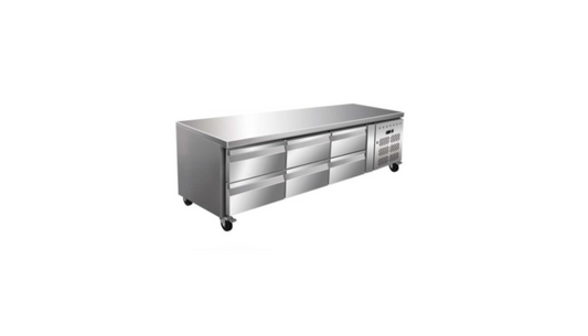 Mesa baixa refrigerada 2+2+2 gavetas